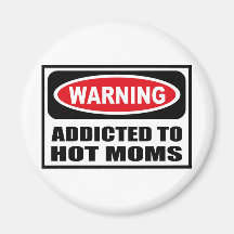 DÉPENDANT d'avertissement à l'aimant CHAUD de MAMA