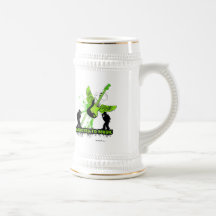 Dépendant en musique mugs à café