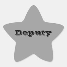 Député Badge Stickers Adhésif