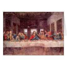 Dernier dîner par Leonardo da Vinci, art de Renais Cartes