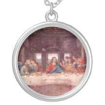 Dernier dîner par Leonardo da Vinci, art de Renais Collier Personnalisé