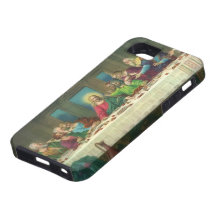 Dernier dîner vintage avec le Jésus-Christ et les  Coques iPhone 5 Case-Mate