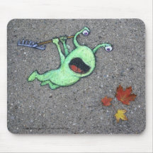dernier feuille d'automne tapis de souris
