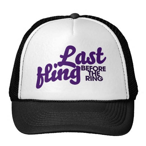 Dernier Fling avant l'anneau Casquettes De Camionneur