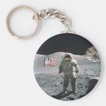 Dernier porte - clé de promenade de lune d'Apollo  Porte-clé