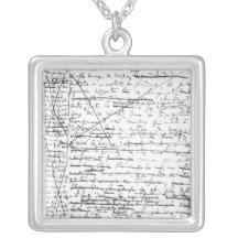 Dernière page 'd'une La Recherche du Temps Perdu' Collier Personnalisé