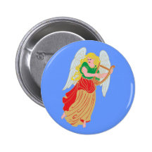 Des anges pêcher badges avec agrafe