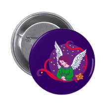 Des anges pêcher pin's