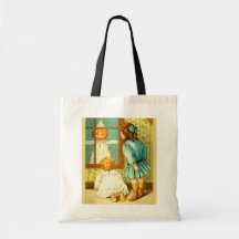 Des bonbons ou un sort vintage de Halloween Sac Fourre-tout