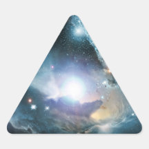 Des cendres des premières étoiles stickers en triangle