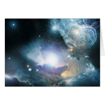 Des cendres des premières étoiles cartes de vœux
