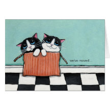 Des chats dans une caisse d'emballage | nous avons