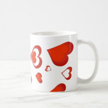 Des coeurs pour Valentine - Tasses À Café
