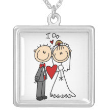 Des couples de mariage je fais le T-shirts et les  Pendentifs