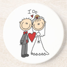 Des couples de mariage je fais le T-shirts et les  Dessous De Verres