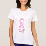 Des dames "je ne suis pas" T-shirt effrayé -