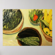 Des légumes de rue du marché - marquez Patrick Affiches