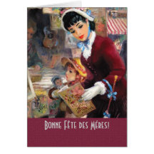 DES Méres de fête de Bonne. Carte française de bea