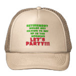 Des moyens de retraite je ne dois pas me lever casquettes