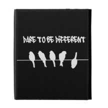 Des oiseaux sur un fil - osez être différent (le n coques iPad folio