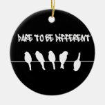 Des oiseaux sur un fil - osez être différent (le n décorations pour sapins de noël