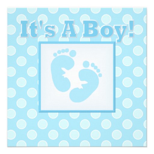 Des pieds de bébé c'est une invitation de baby sho