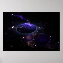 Des profondeurs de l'espace posters