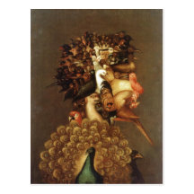 Description sommaire Giuseppe Arcimboldo l'air. Carte Postale