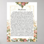DESIDERATA Rosepaper Affiche