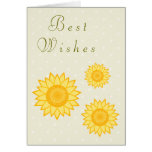Design de carte floral de salutation