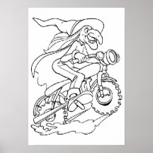 Dessin � colorier pour Halloween - Affiche