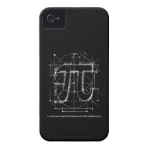 Dessin de nombre de pi coque Case-Mate iPhone 4