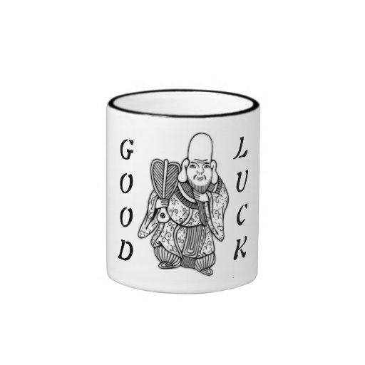 dessin original d'un dieu chanceux de Fukurokuju d Tasse À Café