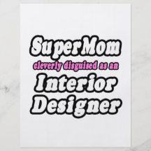 Dessinateur d'intérieurs de SuperMom… Prospectus