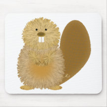 Dessins animaux adorables : Castor Tapis De Souris