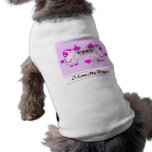 Dessus chanceux de chienchien de Saint-Valentin d' vêtements pour animaux domestiques