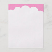 Dessus de nuage - rose prospectus en couleur