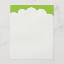 Dessus de nuage - vert de Martien Tract Personnalisé