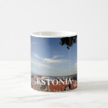 Dessus de toit en Estonie, ESTONIE Tasse