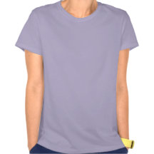 Dessus lilas de spaghetti de papillon t-shirts