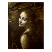 Détail de l'ange, de la Vierge du Cartes Postales