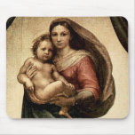 Détail de Raphael "Sistine Madonna" (circa 1513) Tapis De Souris