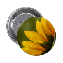 Détail de tournesol pin's avec agrafe