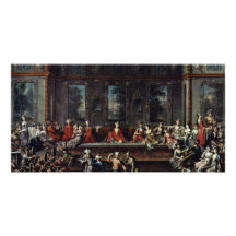 Détail oriental de festin par Platzer Johann Georg Photocarte Personnalisée