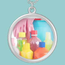 detergent bottles and bucket colliers