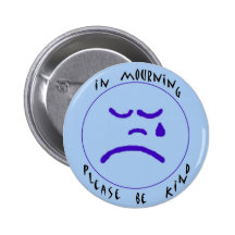 deuil badge avec épingle