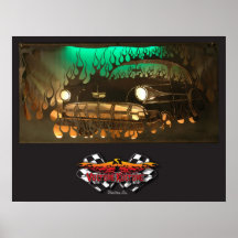 "Deux affiche en métal du ton" 54 Chevy