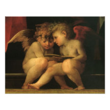 Deux anges lisant par Rosso Fiorentino Bristols