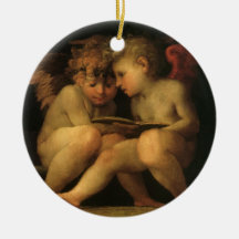 Deux anges lisant par Rosso Fiorentino Ornements
