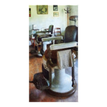 Deux chaises de coiffeur photocarte